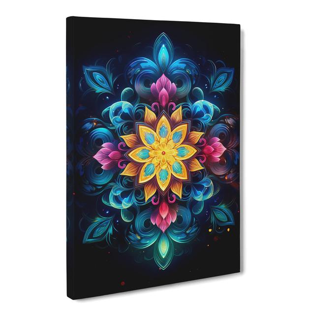 Mandala Digital No.2 - Art Prints Latitude Vive Size: 50cm H x 35cm W x 3cm D on Productcaster.