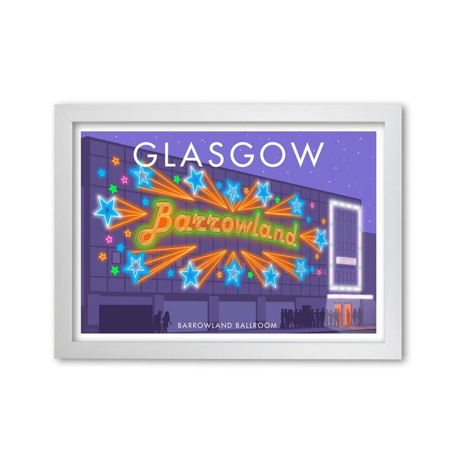 Glasgow Barrowland by Stephen Millership - Graphic Art Print on Paper East Urban Home Size: 59.4 cm H x 84.1 cm W x 5 cm D, Frame Options: White on Productcaster.