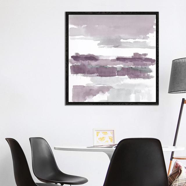 Amethyst Wetlands Ivy Bronx Format: Black Floater Framed, Size: 93.98cm H x 93.98cm W x 3.81cm D on Productcaster.