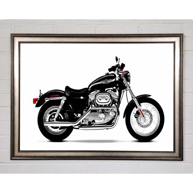 Harley Davidson 2 - Single Picture Frame Art Prints Williston Forge Size: 29.7cm H x 42cm W x 1.5cm D, Format: Matte Black Framed Paper on Productcaster.