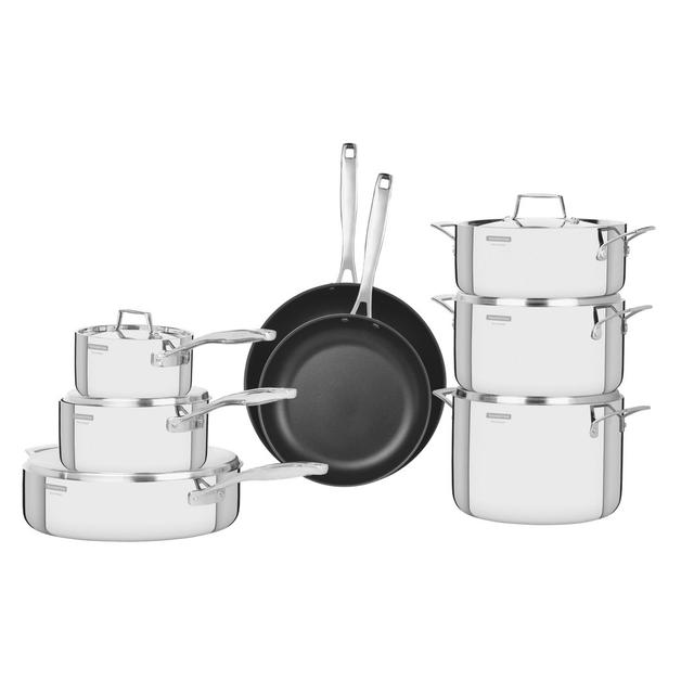 Tramontina 8 Pcs. Tri-Ply Cookware Set Tramontina on Productcaster.