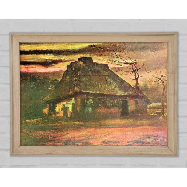 Van Gogh Strohhütte in der Abenddämmerung - Druck Sommerallee Größe: 29,7 cm H x 42 cm B x 1,5 cm T on Productcaster.