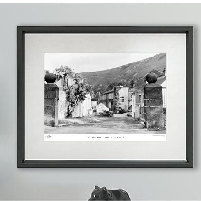 Litton Mill, the Mill C1955' - Picture Frame Photograph Print on Paper The Francis Frith Collection Size: 45cm H x 60cm W x 2.3cm D on Productcaster.