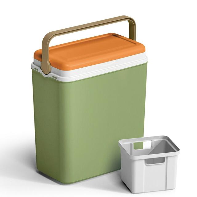 Trekking Collection Green & Orange Cooler Boxes 29L Belfry Kitchen on Productcaster.