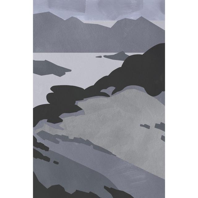 Grayscale Island Chain II by Jacob Green - Wrapped Canvas Painting Union Rustic Size: 122cm H x 81cm W x 3.8cm D on Productcaster.