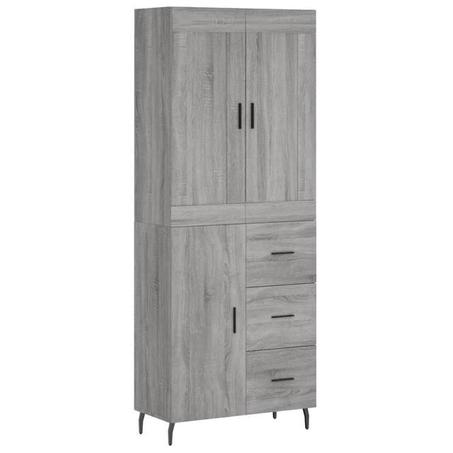 Highboard Baiel 120 cm LoftDesigns Farbe: Grau/Sonoma on Productcaster.