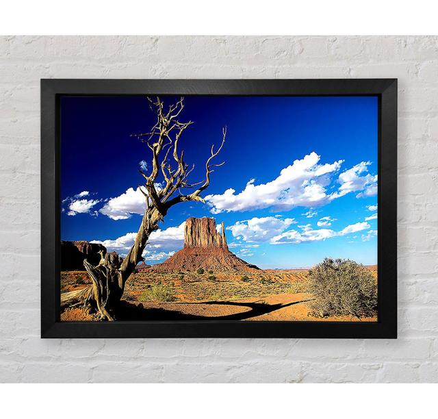 Monument Valley Arizona - Single Picture Frame Art Prints Gracie Oaks Size: 84.1cm H x 118.9cm W x 3.4cm D on Productcaster.