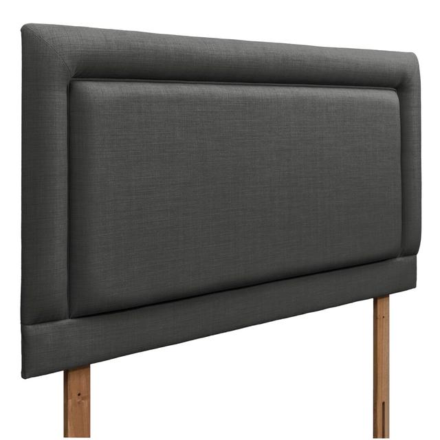 Ashburn Upholstered Headboard Brambly Cottage Size: Small Double (4'), Colour: Granite on Productcaster.