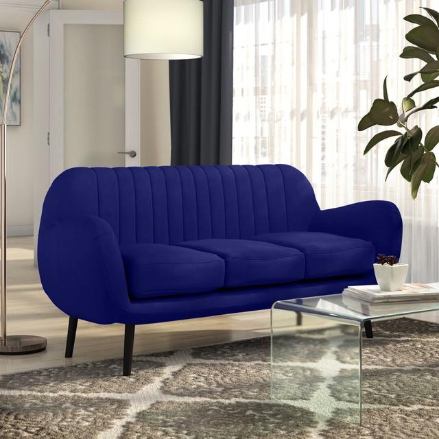 3-Sitzer Sofa Cooper Hykkon Polsterung: Dunkelblau on Productcaster.