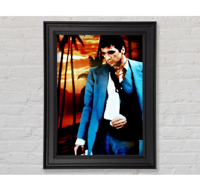 Al Pacino Scarface 03 - Print Ophelia & Co. Format: Black Framed Paper, Size: 84.1cm H x 59.7cm W x 8cm D on Productcaster.