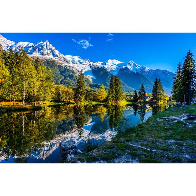 Alesia Snowy Alps - Wrapped Canvas Photograph Alpen Home Size: 20cm H x 30cm W x 3.8cm D on Productcaster.