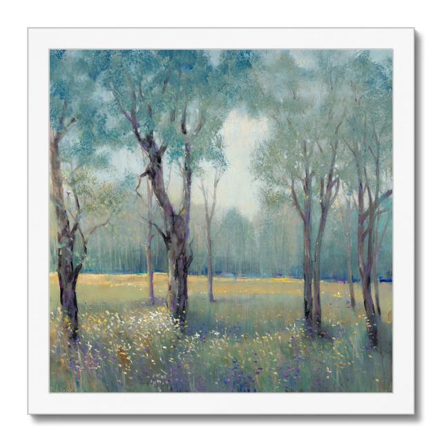 Morning Mist by Timothy O' Toole - Wrapped Canvas Painting Print Three Posts Size: 34cm H x 34cm W, Format: White Framed Paper Print on Productcaster.