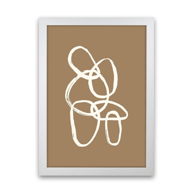 Abstract Links by Planeta444 - Print 17 Stories Frame Option: White Framed, Size: 46cm H x 34cm W x 3cm D on Productcaster.