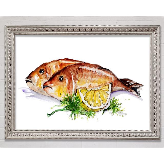 Lemon Sole Framed Print Bright Star Size: 84.1cm H x 118.9cm W x 3cm D on Productcaster.