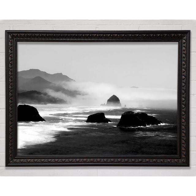 The Oceans Swell B N W Framed Print Bright Star Size: 100cm H x 141.4cm W on Productcaster.