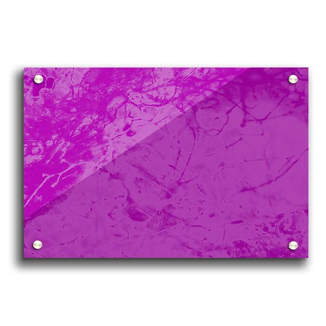 Purple on Purple Contemporary - Unframed Graphic Art Print on Acrylic East Urban Home Size: 29.7cm H x 42cm W on Productcaster.