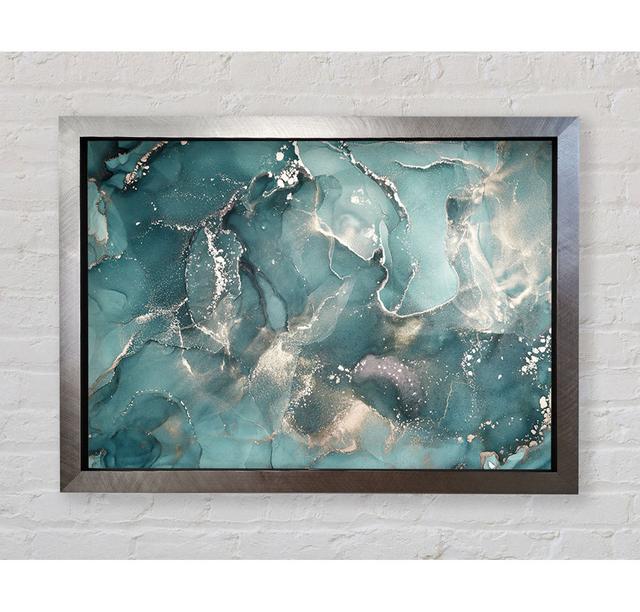 Insane Blue Depths - Single Picture Frame Art Prints Bright Star Size: 84.1cm H x 118.9cm W x 3.4cm D on Productcaster.