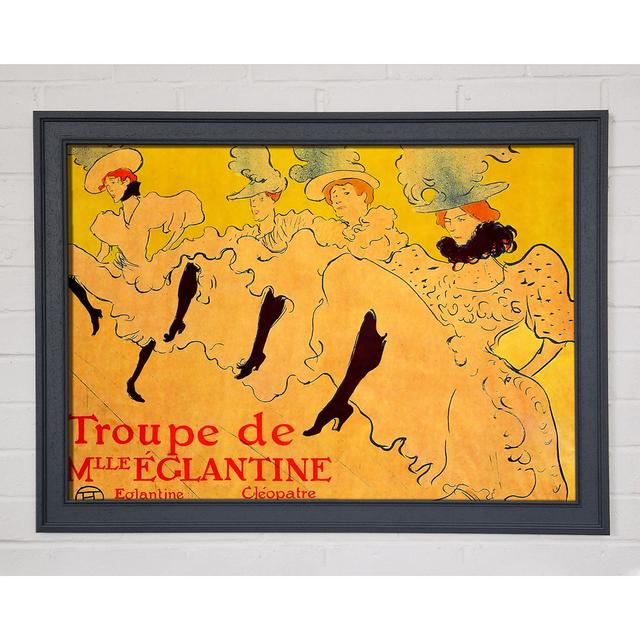 Toulouse Lautrec Mlles Eglantines 2 Framed Print - Picture Frame Graphic Art on Canvas Ophelia & Co. Format: Gunmetal Framed Paper, Size: 84.1cm H x 1 on Productcaster.