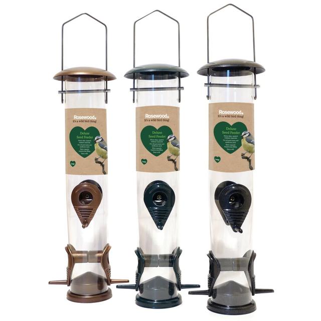 Makai Metal Hanging Tube Bird Feeder Archie & Oscar on Productcaster.