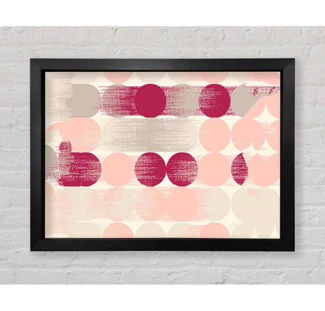 Just Dots Framed Print Ivy Bronx Format: Black Framed Paper, Size: 59.7cm H x 84.1cm W x 3.4cm D on Productcaster.