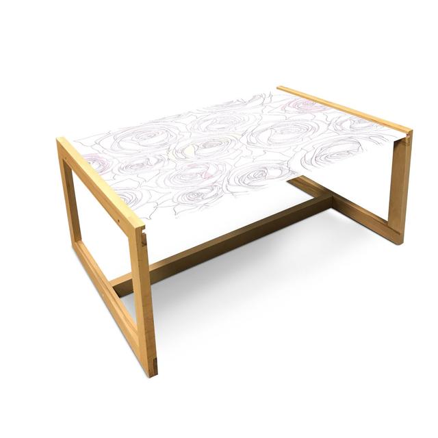 Jakylie Sled Coffee Table East Urban Home Size: 40cm H x 91cm W x 62cm D on Productcaster.