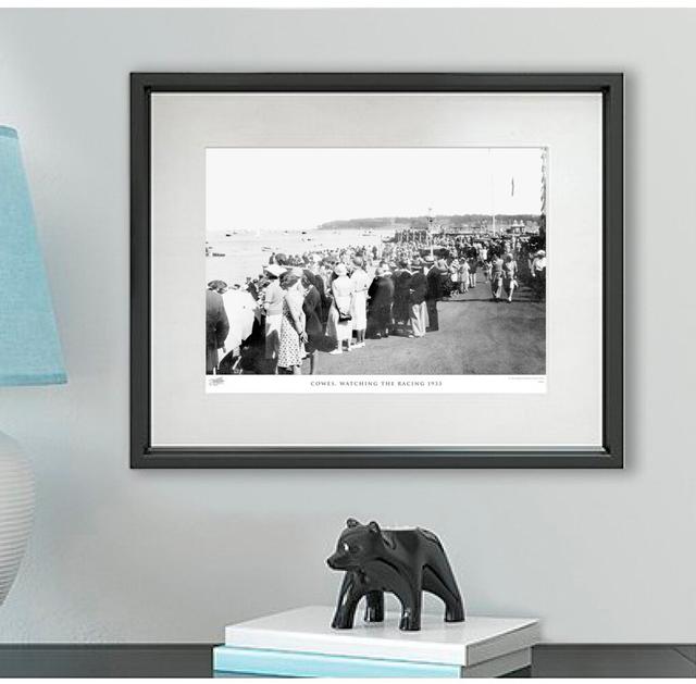 Cowes, Watching The Racing 1933 - Single Picture Frame Print The Francis Frith Collection Size: 40cm H x 50cm W x 2.3cm D on Productcaster.