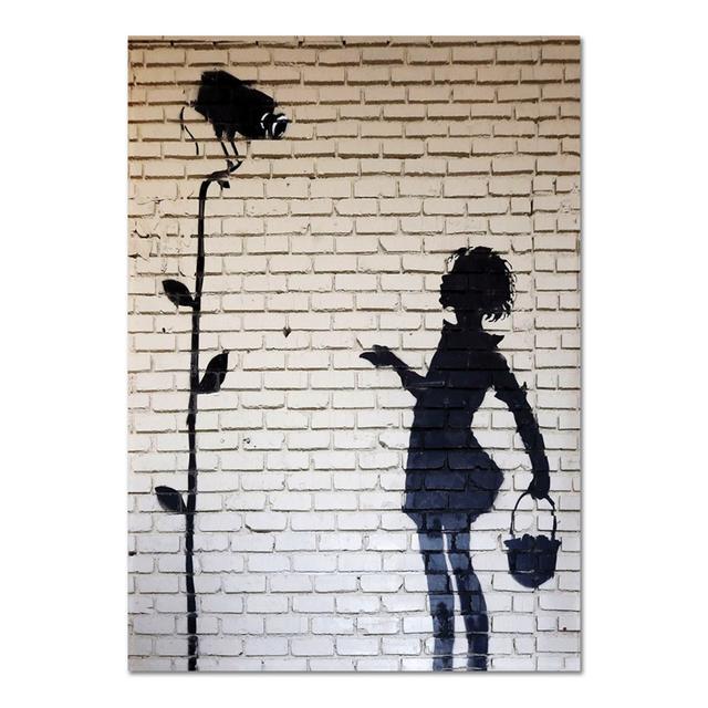 Kunstdruck Girl Room von Banksy Rosalind Wheeler on Productcaster.