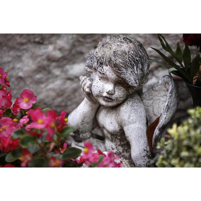 Angel Figure - Wrapped Canvas Photograph Latitude Run Size: 30cm H x 46cm W on Productcaster.