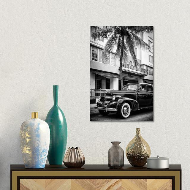 Vintage Car & Art Deco District by Philippe Hugonnard - Gallery-Wrapped Canvas Giclée on Canvas Ebern Designs Size: 45.72cm H x 30.48cm W x 1.9cm D, F on Productcaster.