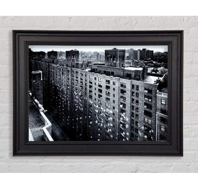 Manhattan New York City Classic - Print Ebern Designs Size: 42cm H x 59.7cm W x 8cm D on Productcaster.