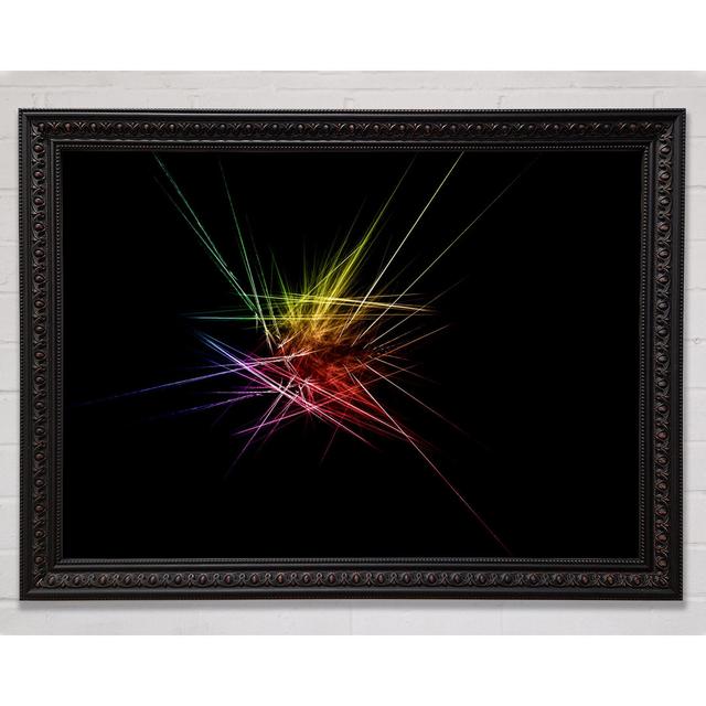 Rainbow Blast Framed Print Bright Star Size: 42cm H x 59.7cm W x 3cm D on Productcaster.