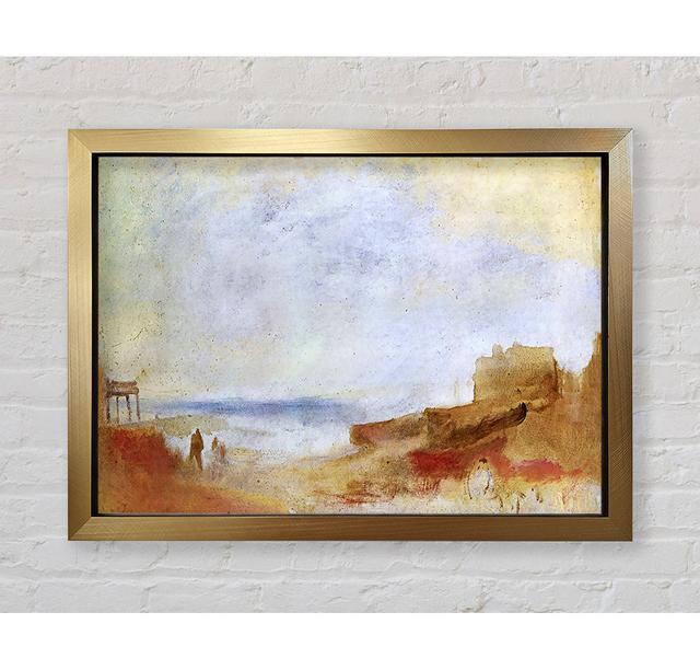 Joseph Mallord Turner Coastal Scene With Buildings Framed Print Highland Dunes Format: Bronze Framed Paper, Size: 100cm H x 141.4cm W x 3.4cm D on Productcaster.