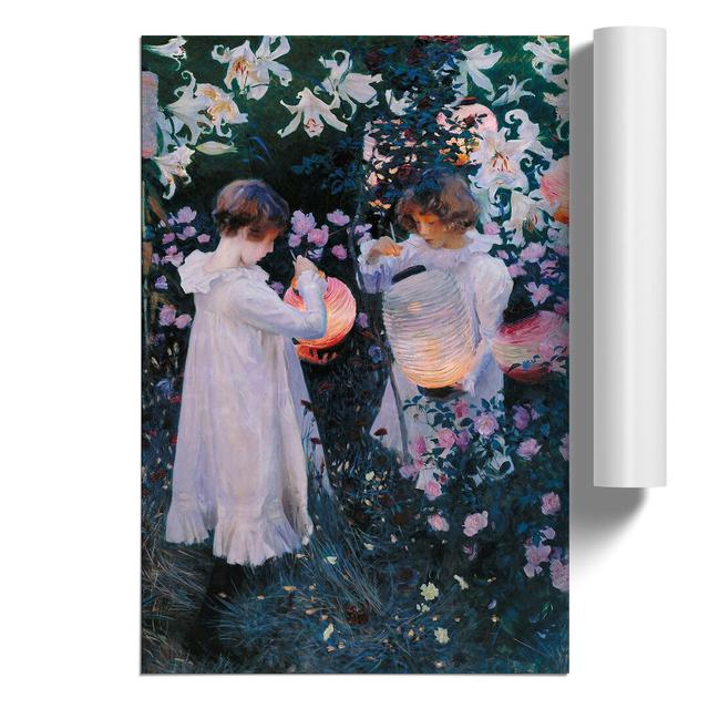 Carnation, Lily, Lily, Rose by John Singer Sargent - Unframed Painting East Urban Home Size: 30cm H x 21cm W x 0.1cm D on Productcaster.