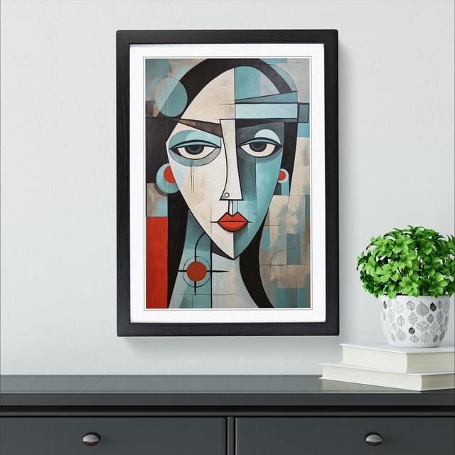 Pablo Picasso Deco No.2 - Single Picture Frame Art Prints on Wood Metro Lane Size: 34cm H x 25cm W x 2cm D, Frame Colour: Black on Productcaster.