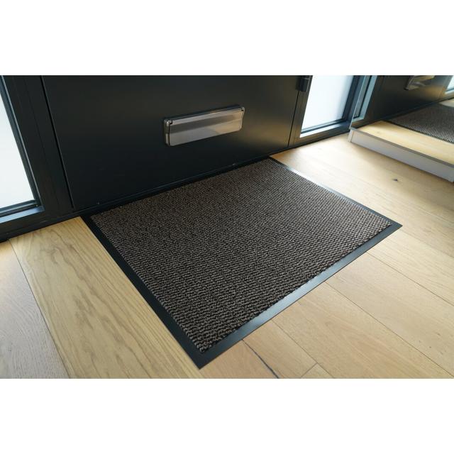 Langton Door Mat Sol 27 Outdoor Colour: Brown, Mat Size: Rectangle 50cm x 80cm on Productcaster.