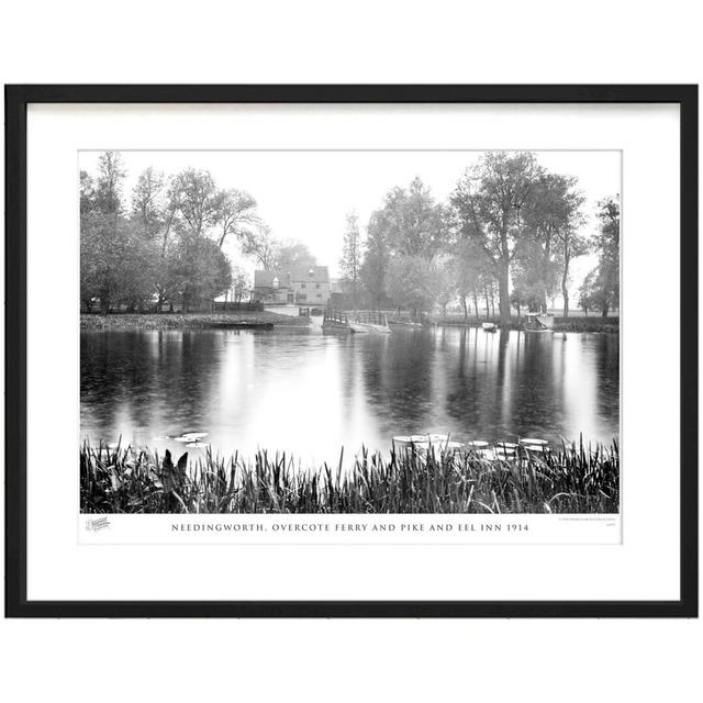 Needingworth, Overcote Ferry And Pike And Eel Inn 1914 by Francis Frith - Single Picture Frame Print The Francis Frith Collection Size: 40cm H x 50cm on Productcaster.