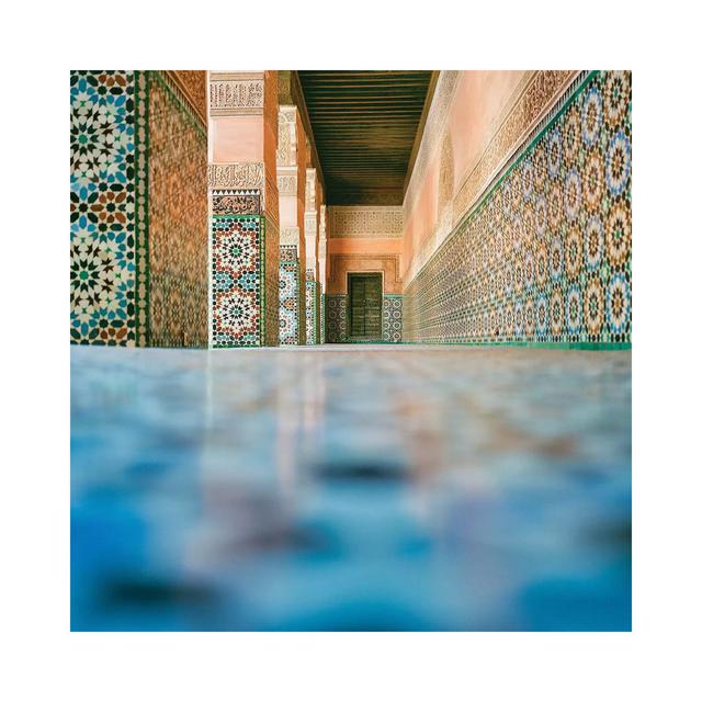 Ben Youssef Madrasa by Mark Paulda - Wrapped Canvas Print Ebern Designs Size: 45.72cm H x 45.72cm W x 3.81cm D on Productcaster.