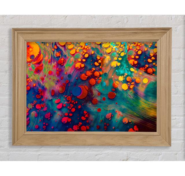 Paint Blobs In Oil - Print Bright Star Size: 29.7cm H x 42cm W x 8cm D on Productcaster.