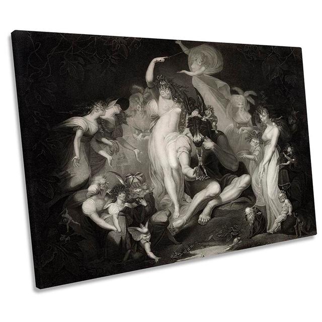 Henry Fuseli Midsummer Night''s Dream CANVAS WALL ART Print Astoria Grand Size: 81.3cm H x 121.9cm W x 4cm D on Productcaster.