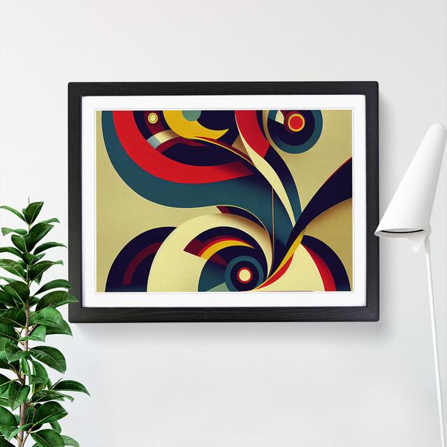 Art Deco Modern Art Vol.2 - Picture Frame Graphic Art Metro Lane Size: 25cm H x 34cm W, Frame Colour: Black on Productcaster.