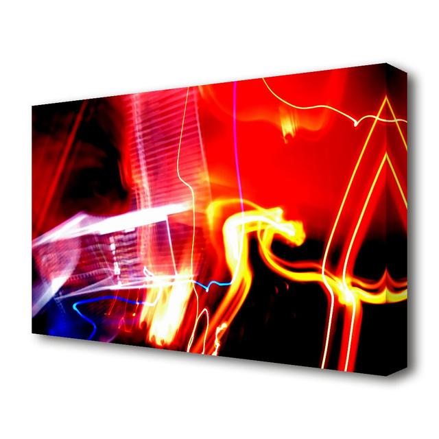 Liquid Dance - Wrapped Canvas Graphic Art Print East Urban Home Size: 81.3 cm H x 121.9 cm W on Productcaster.