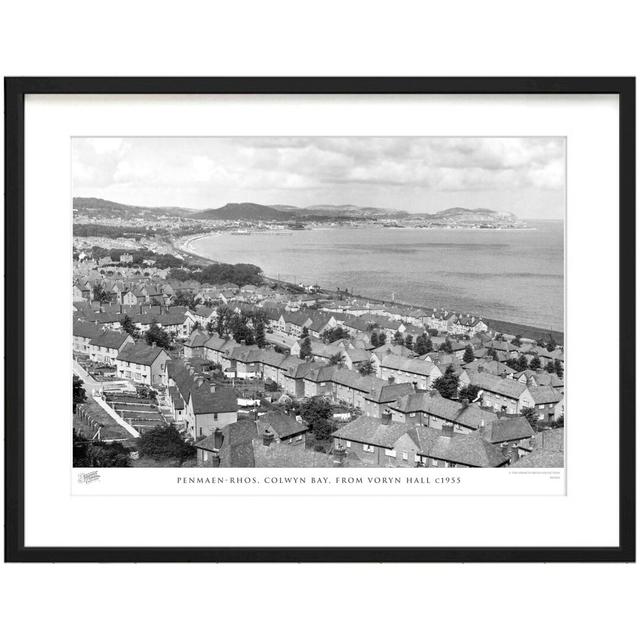 'Penmaen-Rhos, Colwyn Bay, from Voryn Hall C1955' by Francis Frith - Picture Frame Photograph Print on Paper The Francis Frith Collection Size: 28cm H on Productcaster.