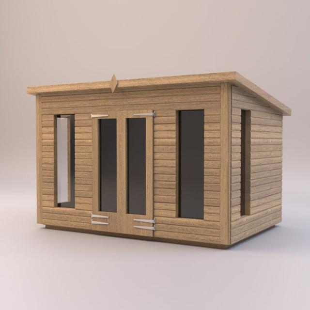 Skelmersdale 8 x 8 Ft. Shiplap Summer House Alpen Home on Productcaster.