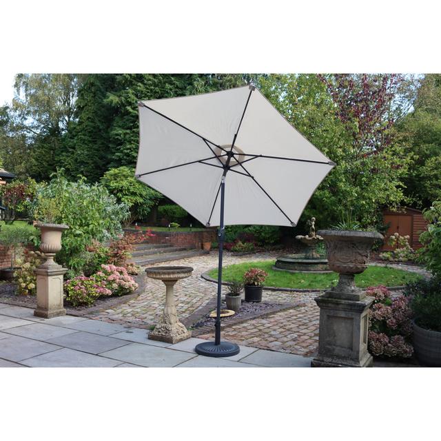 Sahara 250cm Market Parasol Colour: Ivory on Productcaster.