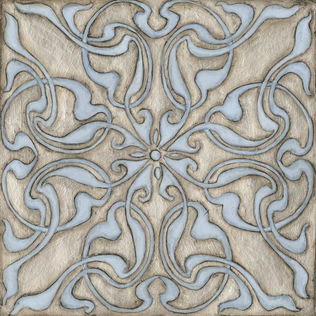 Silver Filigree V by Megan Meagher - Wrapped Canvas Painting Rosalind Wheeler Size: 30cm H x 30cm W x 3.8cm D on Productcaster.