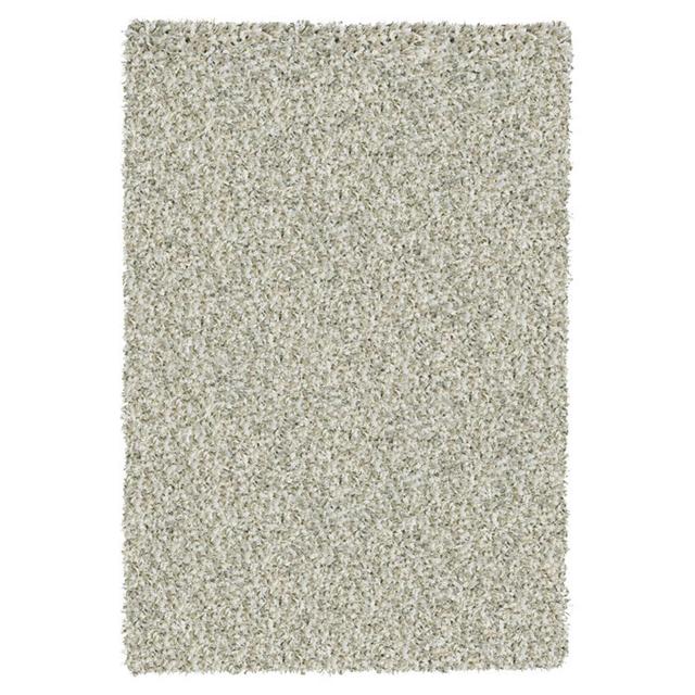 Markey Shaggy White/Linen Rug Latitude Run Rug Size: Square 200cm on Productcaster.