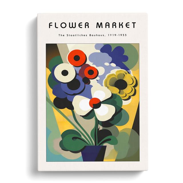 Bauhaus Flower Market Exhibition No.5 George Oliver Size: 50cm H x 35cm W x 3cm D on Productcaster.