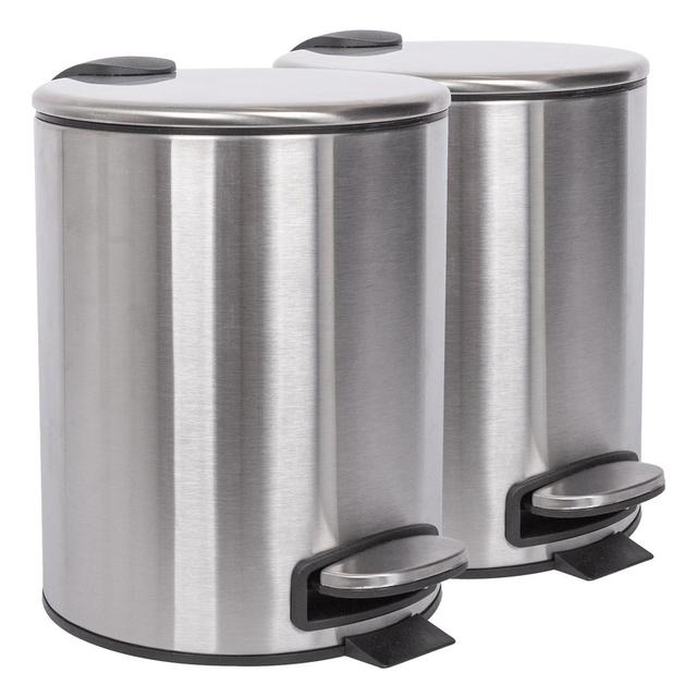 Harbour Housewares Bin (Set of 2) Harbour Housewares Colour: Brushed on Productcaster.