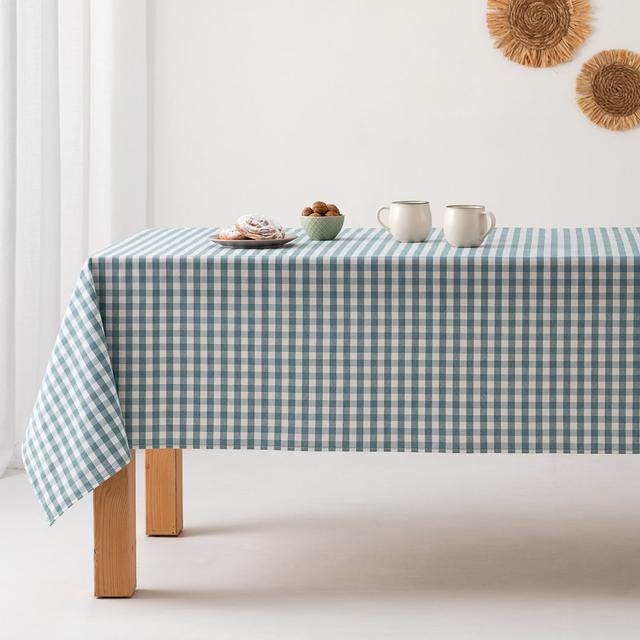 Kuehl Dining Linens August Grove Size: 140cm W x 180cm L, Colour: Blue on Productcaster.