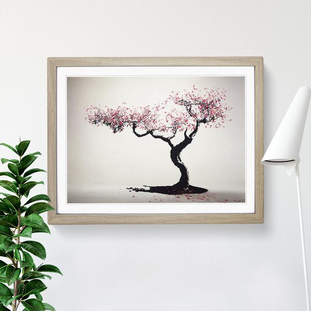 Radiant Apple Tree - Picture Frame Graphic Art Marlow Home Co. Size: 25cm H x 34cm W, Frame Colour: Oak on Productcaster.